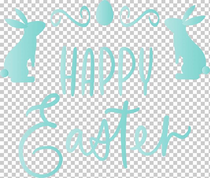 Turquoise Text Aqua Teal Font PNG, Clipart, Aqua, Easter Day, Happy Easter Day, Paint, Teal Free PNG Download