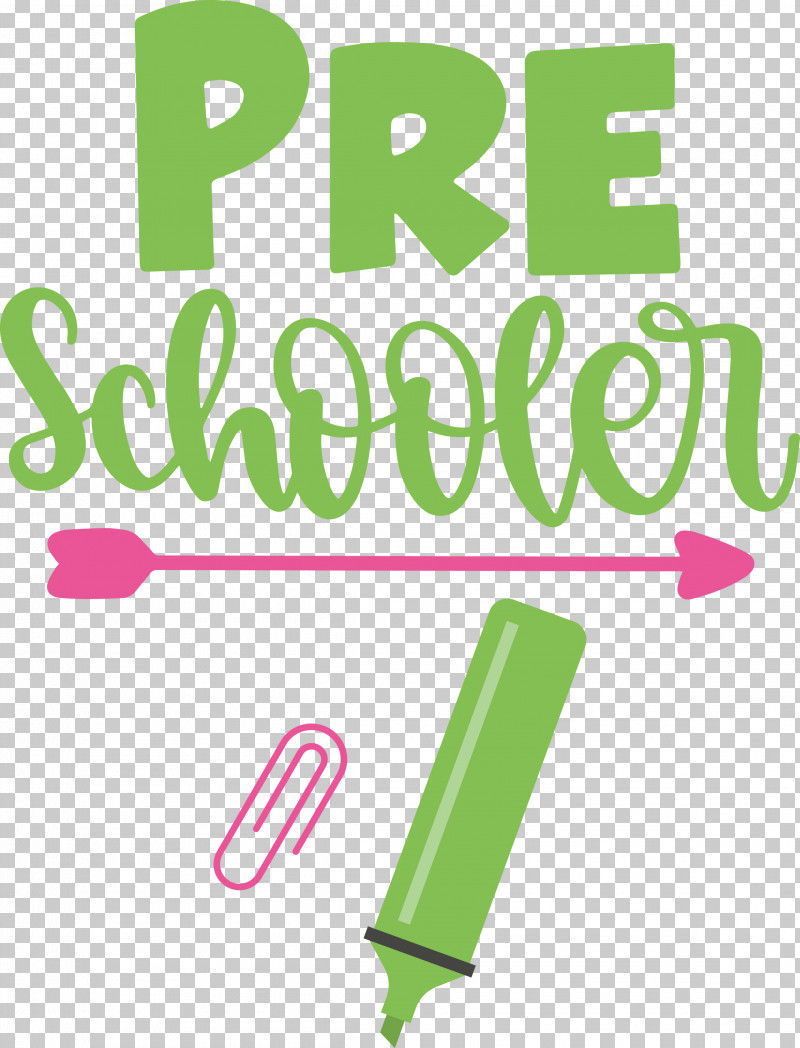Pre Schooler Pre School Back To School PNG, Clipart, Back To School, Geometry, Green, Line, Logo Free PNG Download