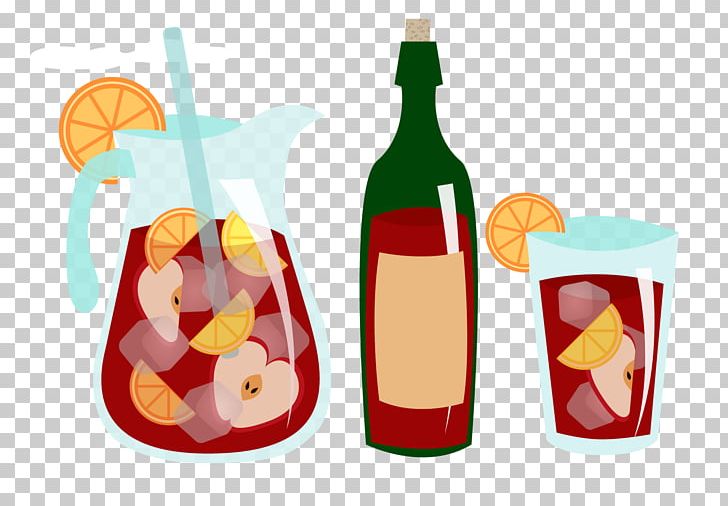Sangria Wine Juice Cocktail Soft Drink PNG, Clipart, Apple Fruit, Bottle, Caipirinha, Cocktail, Cuisine Free PNG Download