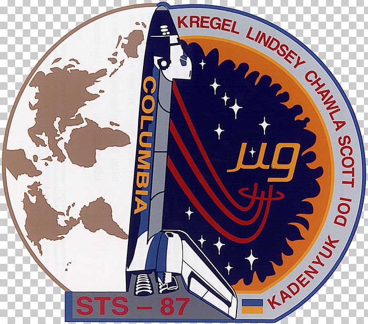 STS-87 Space Shuttle Program STS-107 Kennedy Space Center PNG, Clipart, Astronaut, Badge, Brand, Emblem, Extravehicular Activity Free PNG Download