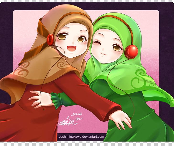 Muslim Islam Cartoon Hug Drawing PNG, Clipart, Anime, Art, Cartoon, Deviantart, Drawing Free PNG Download