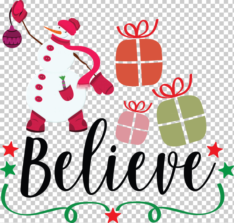 Believe Santa Christmas PNG, Clipart, Behavior, Believe, Christmas, Flower, Line Free PNG Download