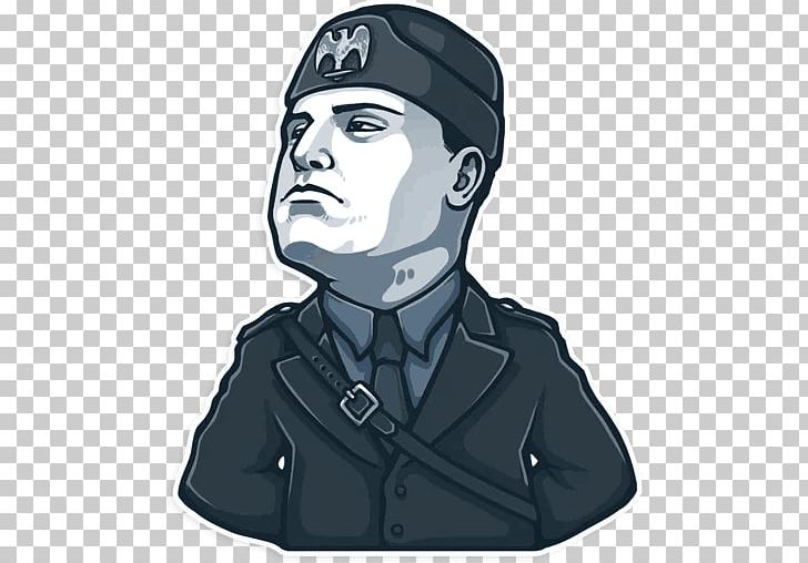 Telegram Sticker Benito Mussolini Advertising Minds PNG, Clipart, Art, Author, Black And White, Emoji, Fictional Character Free PNG Download