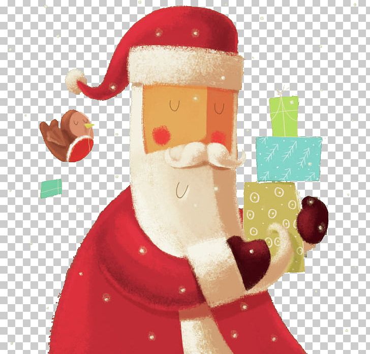 Santa Claus Gift Christmas Illustration PNG, Clipart, Boxes, Cartoon, Christmas Decoration, Christmas Gift, Christmas Ornament Free PNG Download