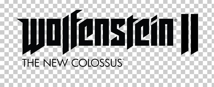 Wolfenstein II: The New Colossus Wolfenstein: The New Order Castle Wolfenstein Video Game DOOM PNG, Clipart, Bethesda Softworks, Black, Black And White, Brand, Castle Wolfenstein Free PNG Download