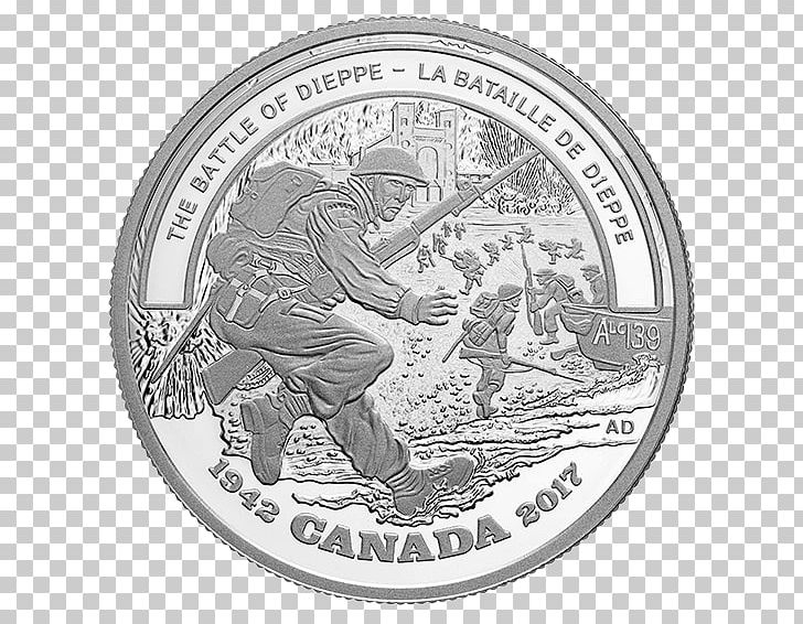Coin Second World War Dieppe Raid First World War PNG, Clipart, Battle, Black And White, Coin, Currency, First World War Free PNG Download