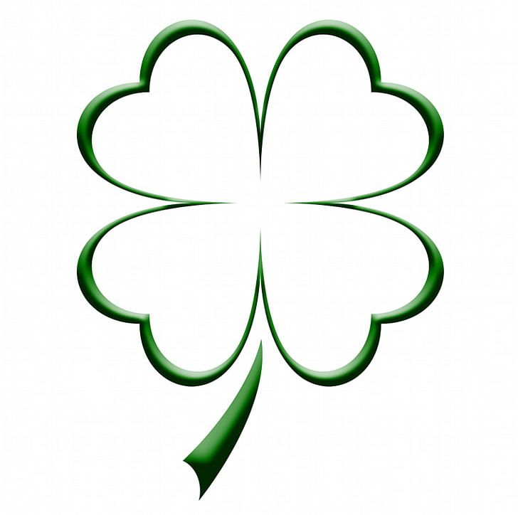 Four Leaf Clover Drawing Luck Png Clipart Artwork Celtic Knot Clover Drawing Flora Free Png Download