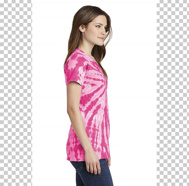 Sleeve T-shirt Shoulder Pink M Blouse PNG, Clipart, Blouse, Clothing, Joint, Magenta, Neck Free PNG Download
