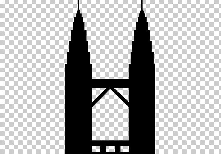 Petronas Towers Kuala Lumpur City Centre World Trade Center Landmark PNG, Clipart, Angle, Big Ben, Black, Black And White, Computer Icons Free PNG Download