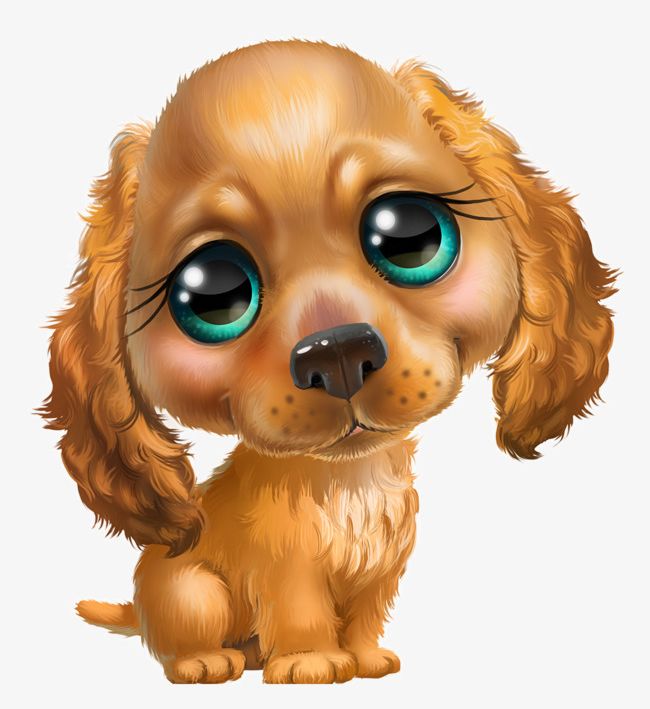 Super Meng Animal Puppy PNG, Clipart, Animal Clipart, Animal Clipart, Big, Big Eyes Puppy, Creative Free PNG Download