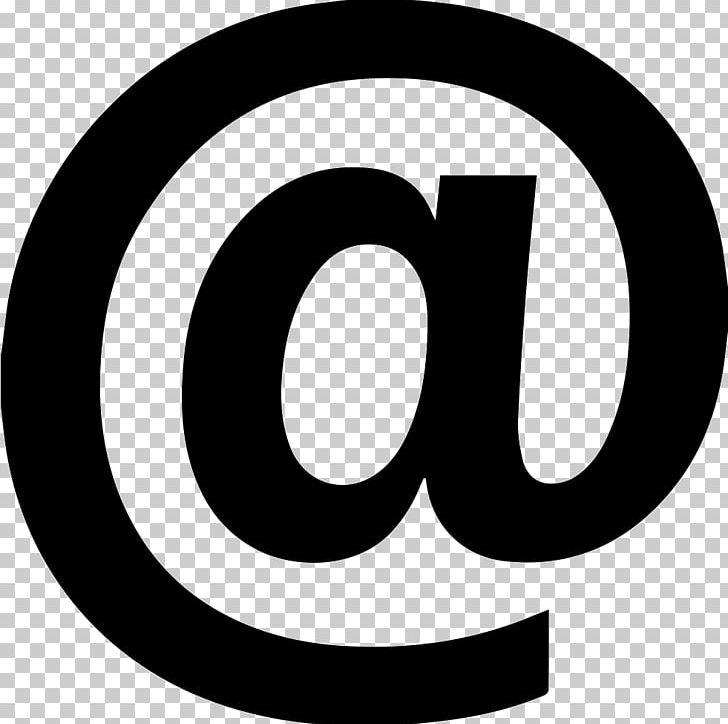 Email Computer Icons PNG, Clipart, Address Icon, Area, At At, Black And White, Brand Free PNG Download