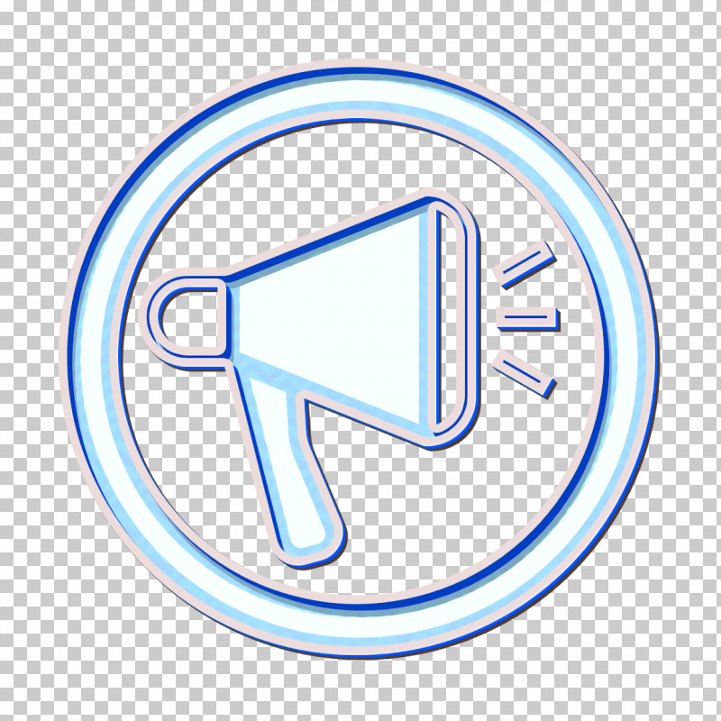 Megaphone Icon Advertising Icon Shout Icon PNG, Clipart, Advertising Icon, Electric Blue, Logo, Megaphone Icon, Shout Icon Free PNG Download