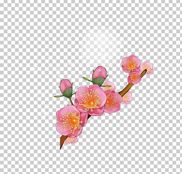 Illustration PNG, Clipart, Branch, Cherry Blossom, Cut Flowers, Dra, Flower Free PNG Download