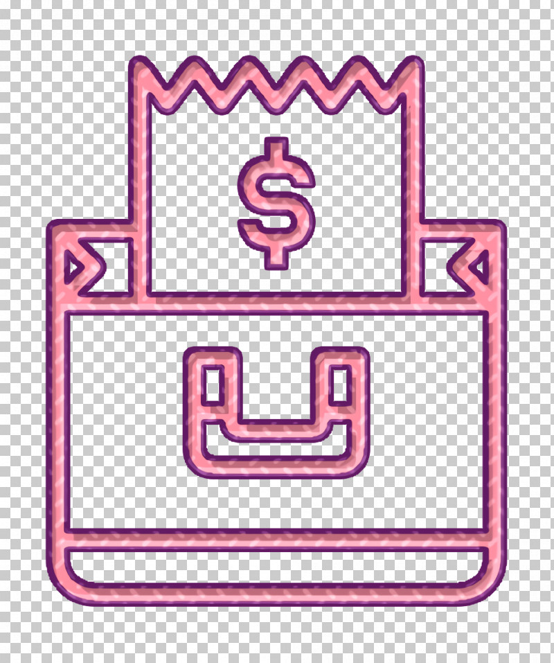 Bill Icon Bill And Payment Icon PNG, Clipart, Bill And Payment Icon, Bill Icon, Line, Pink, Rectangle Free PNG Download