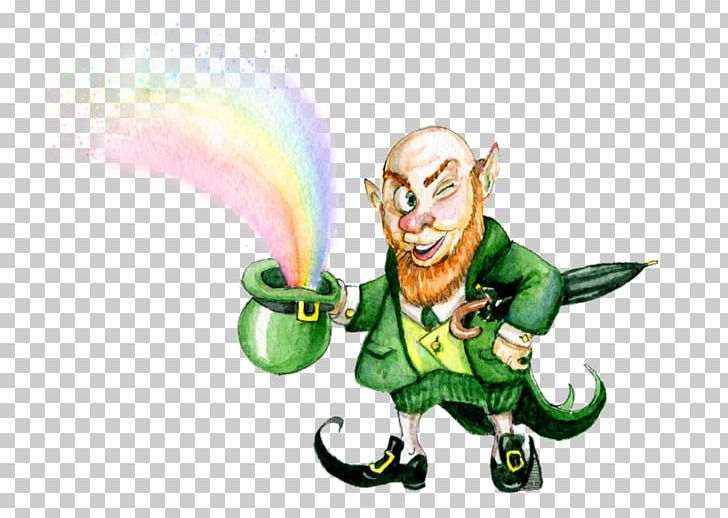 Leprechaun Rainbow Cartoon Illustration Kobold PNG, Clipart, Animated Cartoon, Cartoon, Fictional Character, Figurine, Kobold Free PNG Download