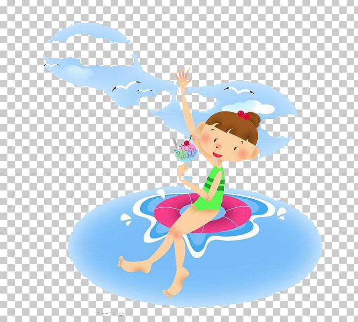 Cartoon Child Illustration PNG, Clipart, Anime Girl, Baby Girl, Beach, Cartoon, Child Free PNG Download