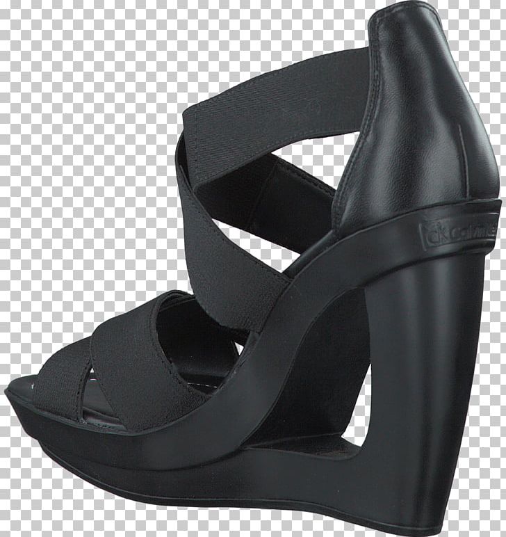 Sandal High-heeled Shoe Calvin Klein Wedge PNG, Clipart, Basic Pump, Black, Calvin Klein, Color, Einlegesohle Free PNG Download