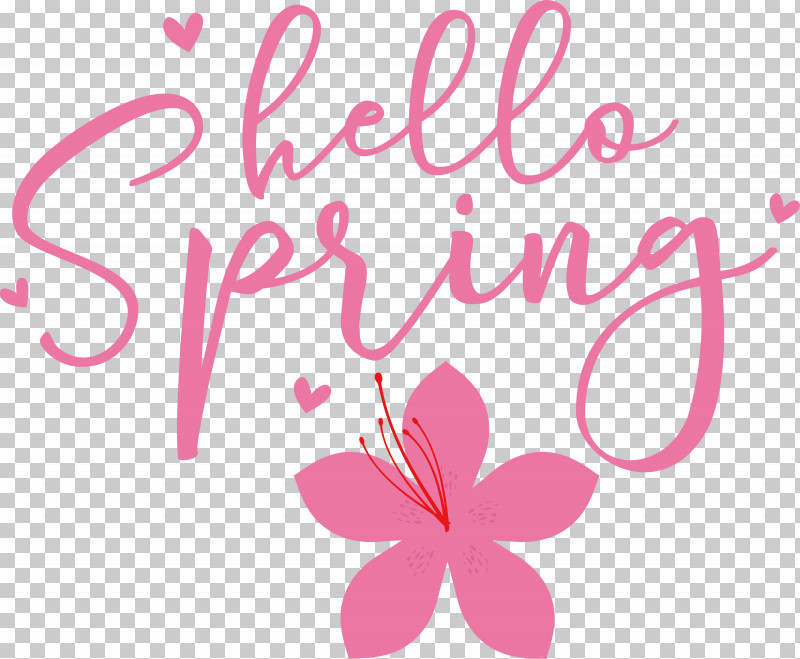Hello Spring Spring PNG, Clipart, Flower, Hello Spring, Line, Logo, M Free PNG Download