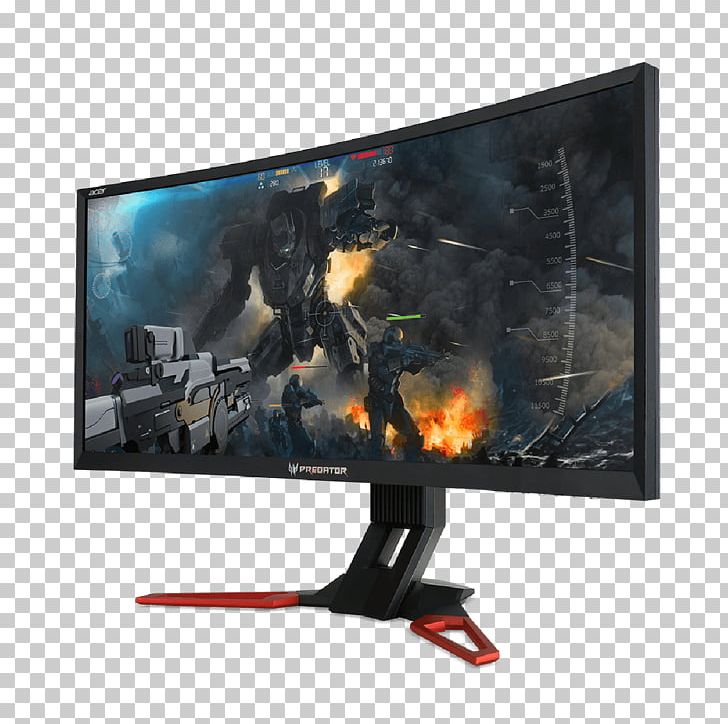 Predator X34 Curved Gaming Monitor Laptop Acer Aspire Predator Acer Predator Z Nvidia G-Sync PNG, Clipart, 1080, Computer Monitor Accessory, Display Advertising, Electronics, Laptop Free PNG Download