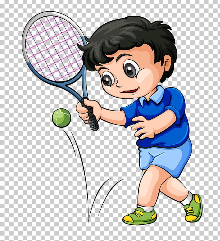 Tennis Cartoon Play Stock Illustration PNG, Clipart, Arm, Baby Boy, Ball, Ball Game, Boy Free PNG Download