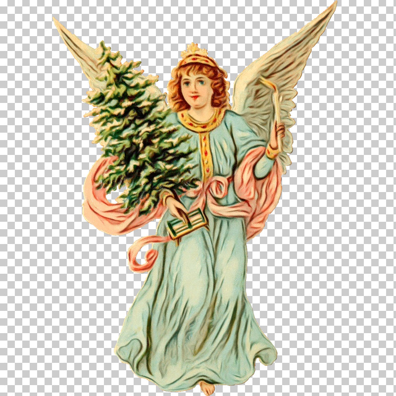 Angel Mythology Wing Figurine PNG, Clipart, Angel, Figurine, Mythology, Paint, Watercolor Free PNG Download