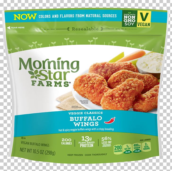 Veggie Burger Morningstar Farms Chik'n Nuggets Chicken Nugget Hamburger Buffalo Wing PNG, Clipart,  Free PNG Download