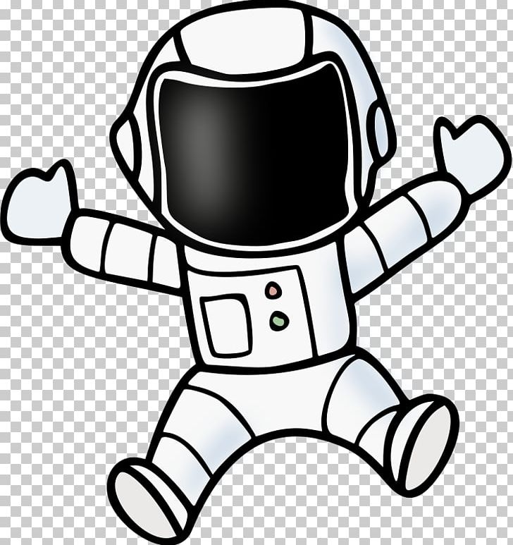 astronaut in space clipart