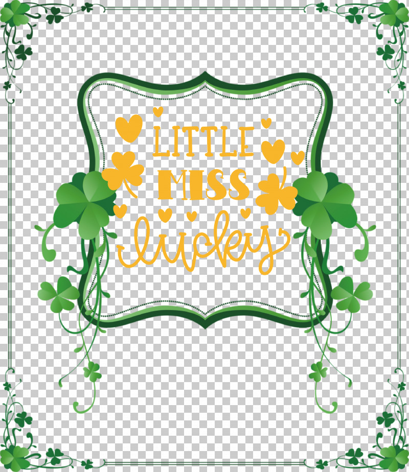 Little Miss Lucky Saint Patrick Patricks Day PNG, Clipart, Cdr, Clover, Luck, Patricks Day, Royaltyfree Free PNG Download