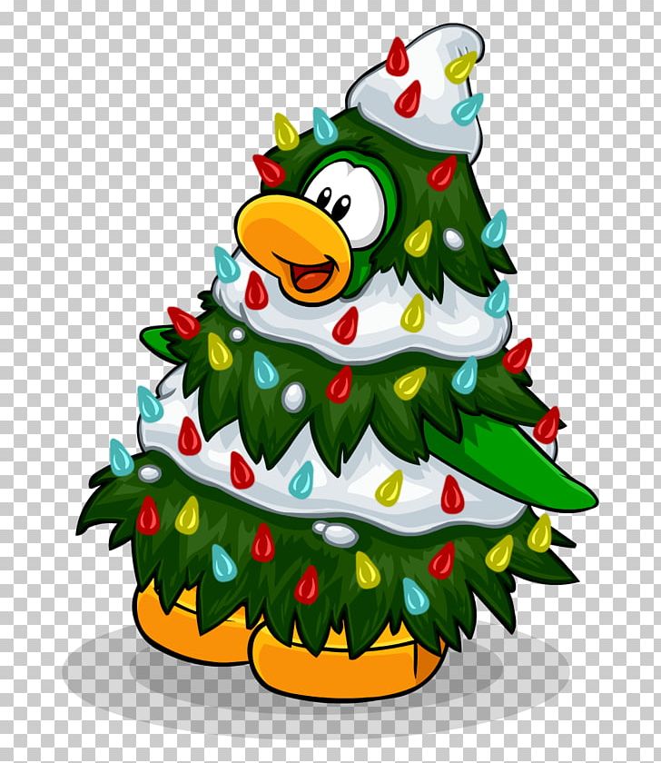 Club Penguin Christmas Tree PNG, Clipart, Advent Calendars, Beak, Bird, Christmas, Christmas Decoration Free PNG Download