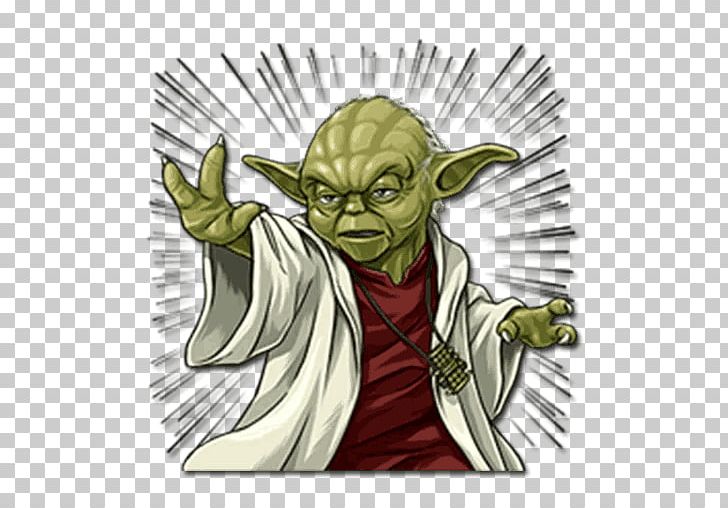 Yoda Sticker Telegram VKontakte PNG, Clipart, Art, Cartoon, Fictional Character, Film, Homunculus Loxodontus Free PNG Download