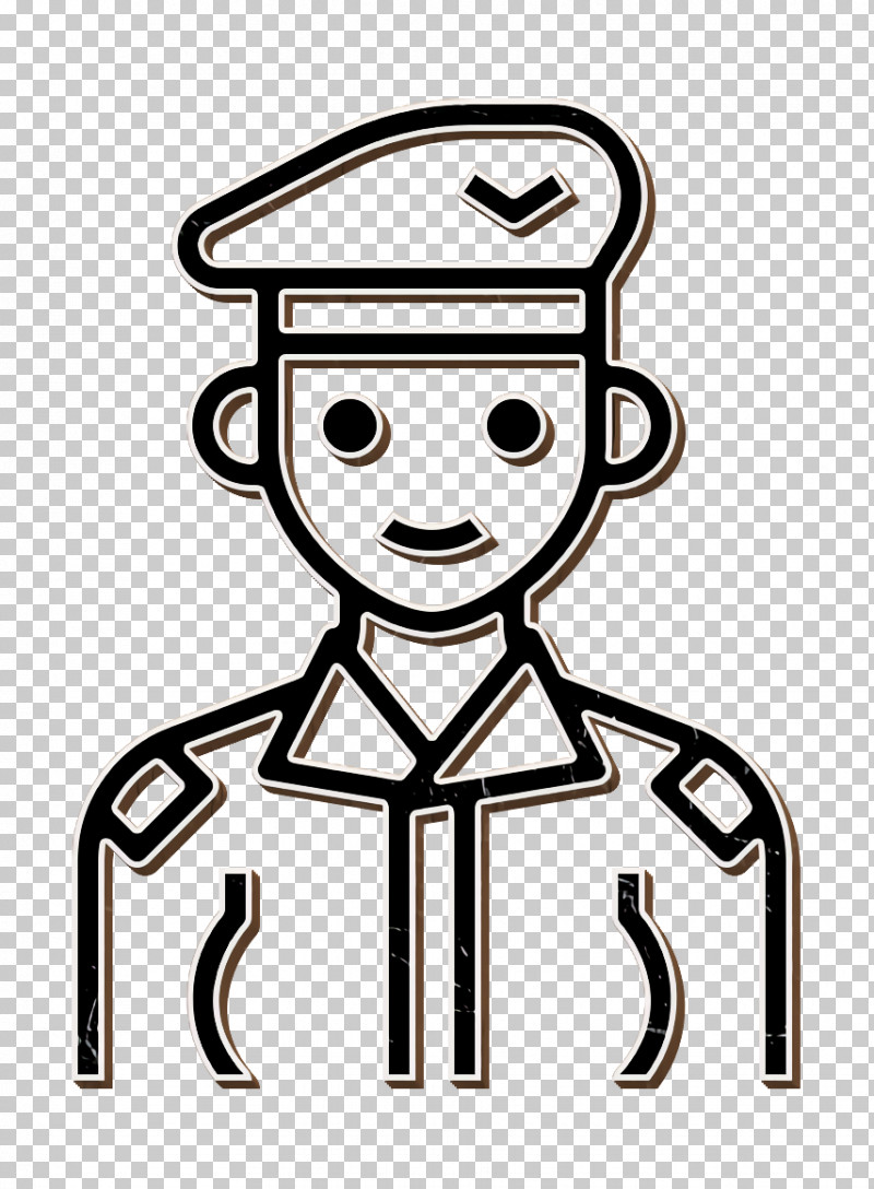 Soldier Icon Occupation Woman Icon PNG, Clipart, Cartoon, Coloring Book, Line, Line Art, Occupation Woman Icon Free PNG Download