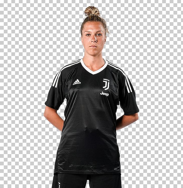 Juventus F.C. Women Federica Russo Serie A Women SSD San Bernardo Luserna CF PNG, Clipart, Black, Clothing, Football, Italy, Jersey Free PNG Download