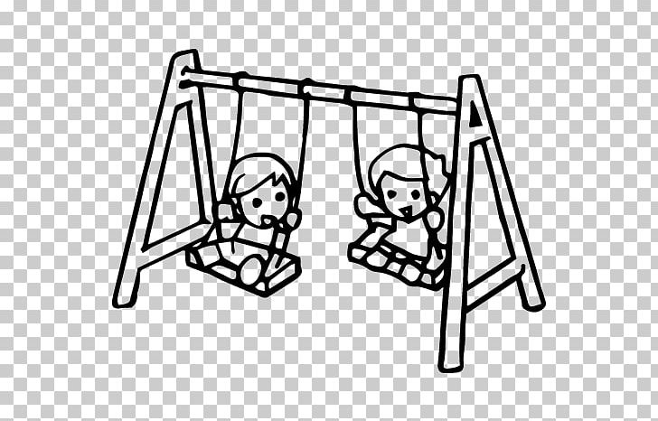 Swing Drawing Child Coloring Book Playground PNG, Clipart, Angle, Area, Black And White, Book, Cartoon Free PNG Download