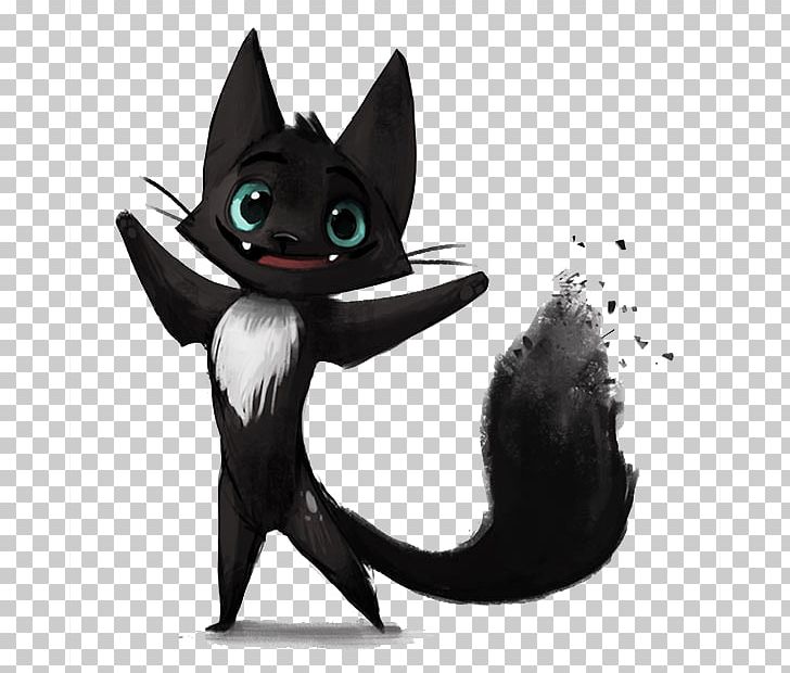 Drawing Humour Art Cat Sxecth PNG, Clipart, Animals, Background Black, Black, Black Background, Black Board Free PNG Download