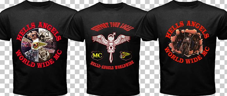 T-shirt Hells Angels Outlaw Motorcycle Club PNG, Clipart, Active Shirt, Black, Black M, Brand, Clothing Free PNG Download