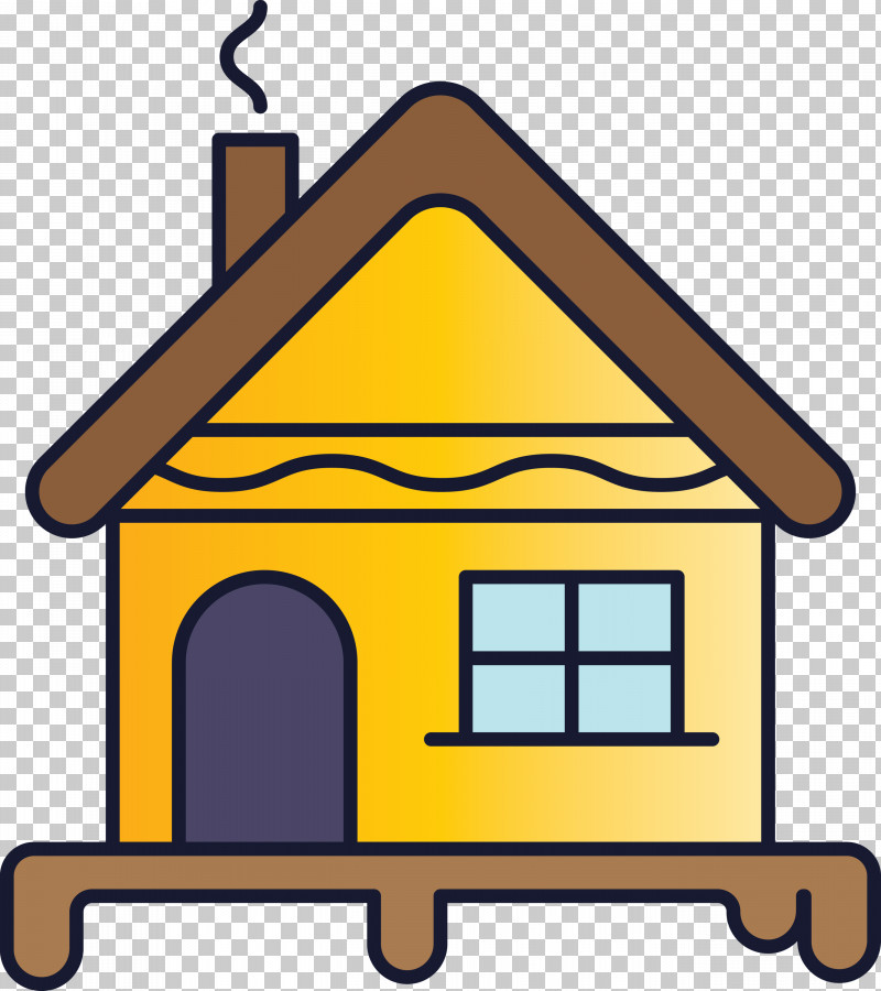 Yellow Home House Roof Line PNG, Clipart, Home, House, Line, Real Estate, Roof Free PNG Download