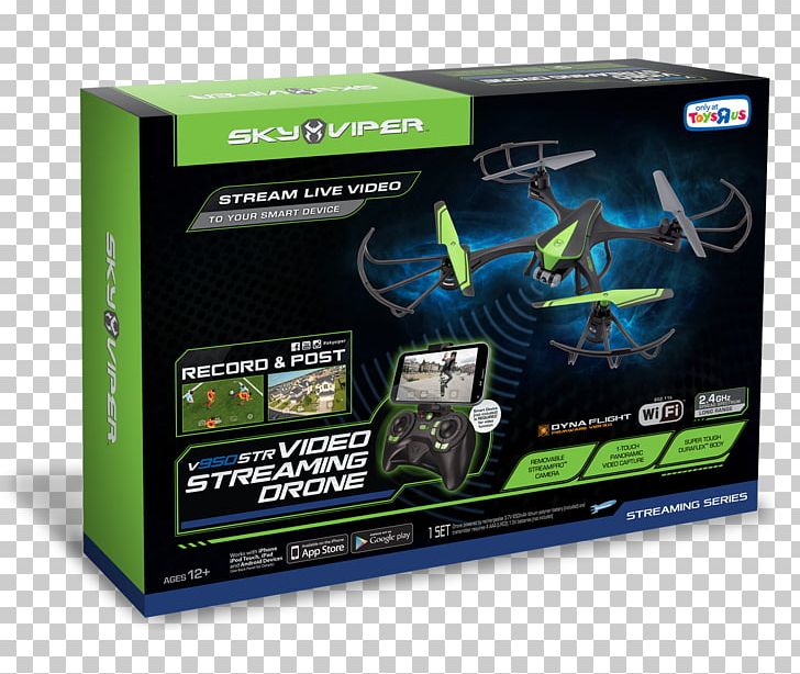 Unmanned Aerial Vehicle Sky Viper V950HD Quadcopter Toy PNG, Clipart, 0506147919, Blue, Electronic Device, Electronics, Electronics Accessory Free PNG Download
