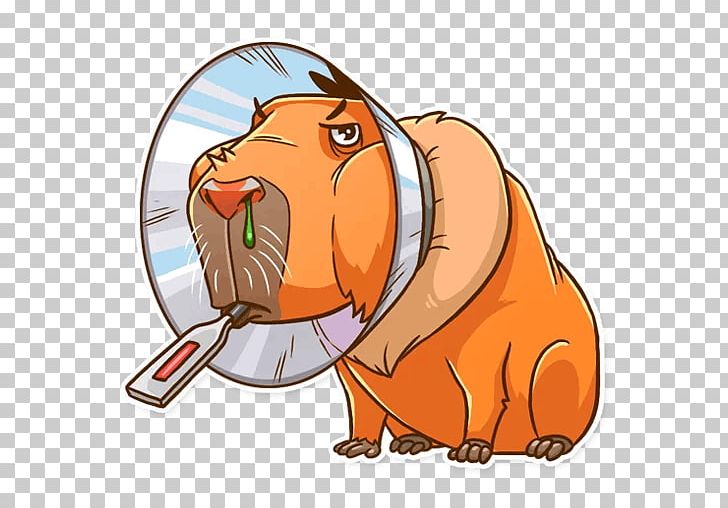 Capybara Telegram Sticker Snout PNG, Clipart, Animal, Application Programming Interface, Capybara, Carnivoran, Cartoon Free PNG Download