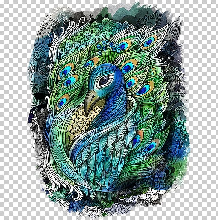 Drawing Watercolor Painting Peafowl Art PNG, Clipart, Animals, Art, Beak, Bird, Color Free PNG Download