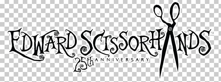 Edward Scissorhands Kim Logo Film Game PNG, Clipart, 25th Anniversary, Area, Art, Black, Black And White Free PNG Download