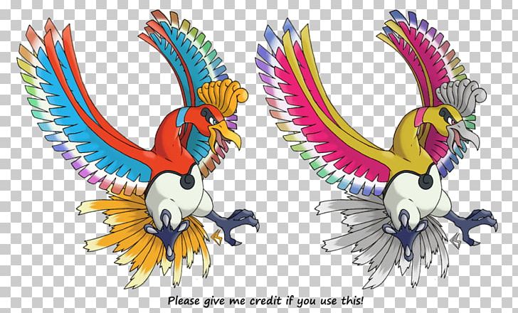 Ho-Oh Pokémon Cartoon Feather PNG, Clipart, Art, Beak, Bird, Cartoon, Fantasy Free PNG Download