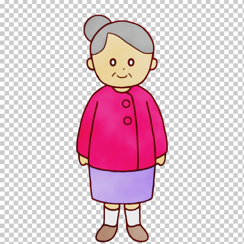 Outerwear Character Pink M Behavior Human PNG, Clipart, Behavior, Character, Character Created By, Grandparents Cartoon, Human Free PNG Download