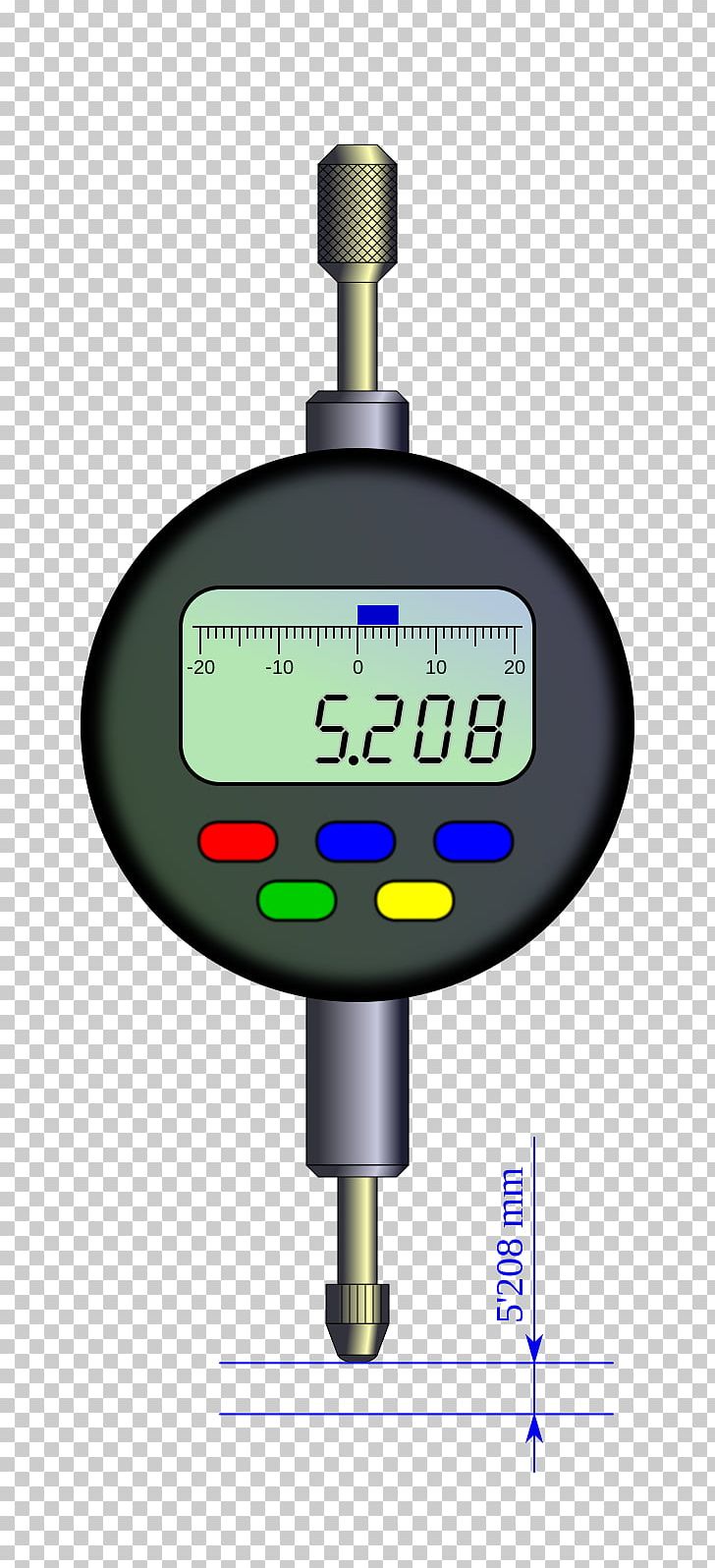 Gauge Indicator Millimeter Measuring Instrument Measurement PNG, Clipart, 208, Calipers, Comparator, Digital Data, File Size Free PNG Download