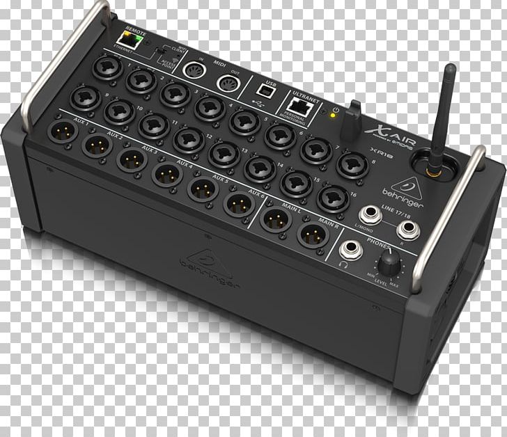 Behringer X Air XR18 Audio Mixers Digital Mixing Console BEHRINGER X32 PNG, Clipart, Audio, Audio Equipment, Beh, Behringer X32, Behringer X Air Xr18 Free PNG Download