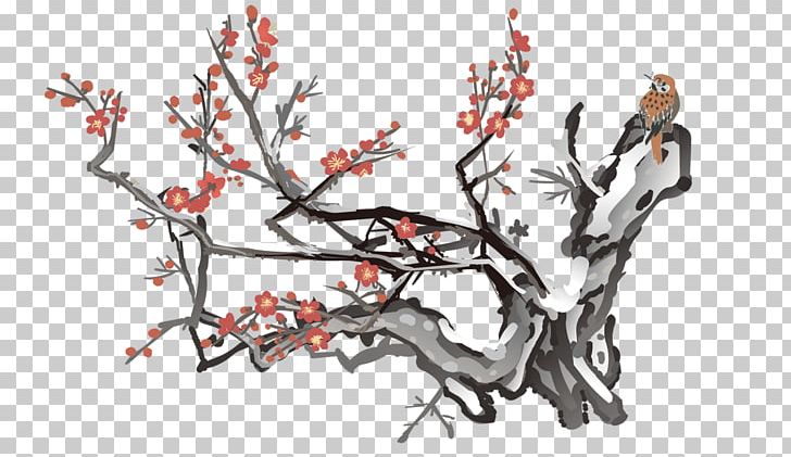 China Chinese Cuisine Chinese Painting PNG, Clipart, Black, Black And White, Blossom, Branch, Branches Free PNG Download