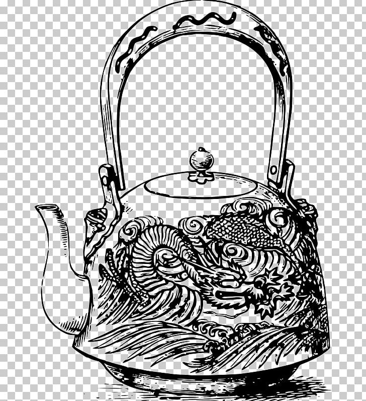 Teapot Teacup PNG, Clipart, Artwork, Black And White, Chinese Tea, Computer Icons, Crock Free PNG Download