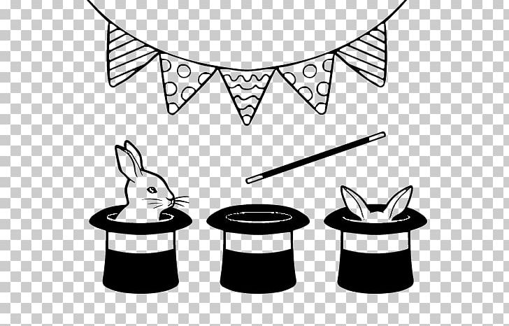 Drawing Top Hat European Rabbit Coloring Book PNG, Clipart, Area, Artwork, Black, Black And White, Circus Free PNG Download