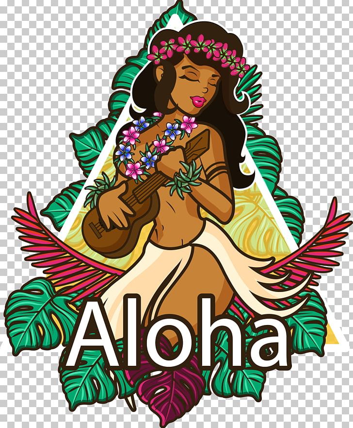 Hawaii Poster Euclidean Illustration PNG, Clipart, Art, Drawing, Fictional Character, Floating Island, Food Free PNG Download