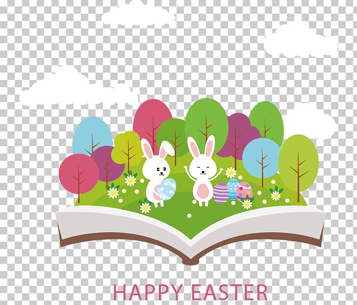 Easter Bunny Easter Egg Greeting Card PNG, Clipart, Advertising Design, Cartoon, Creative Ads, Creative Artwork, Creative Background Free PNG Download