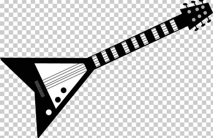 Electric Guitar PNG, Clipart, Angle, Black, Grayscale, Guitar Accessory, Line Free PNG Download